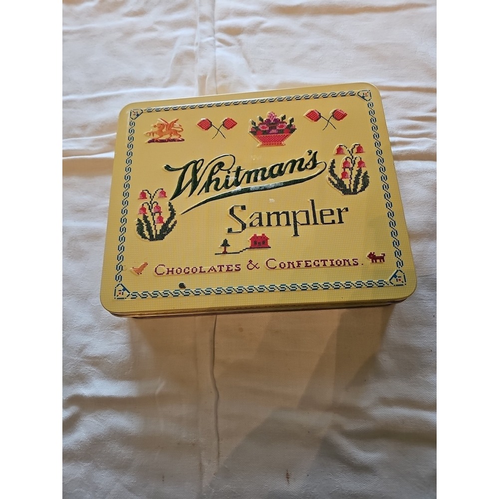 Collectors Tin Whitman's Chocolate Rare Edition 1999 Assortment 10" 8.5" Hinged